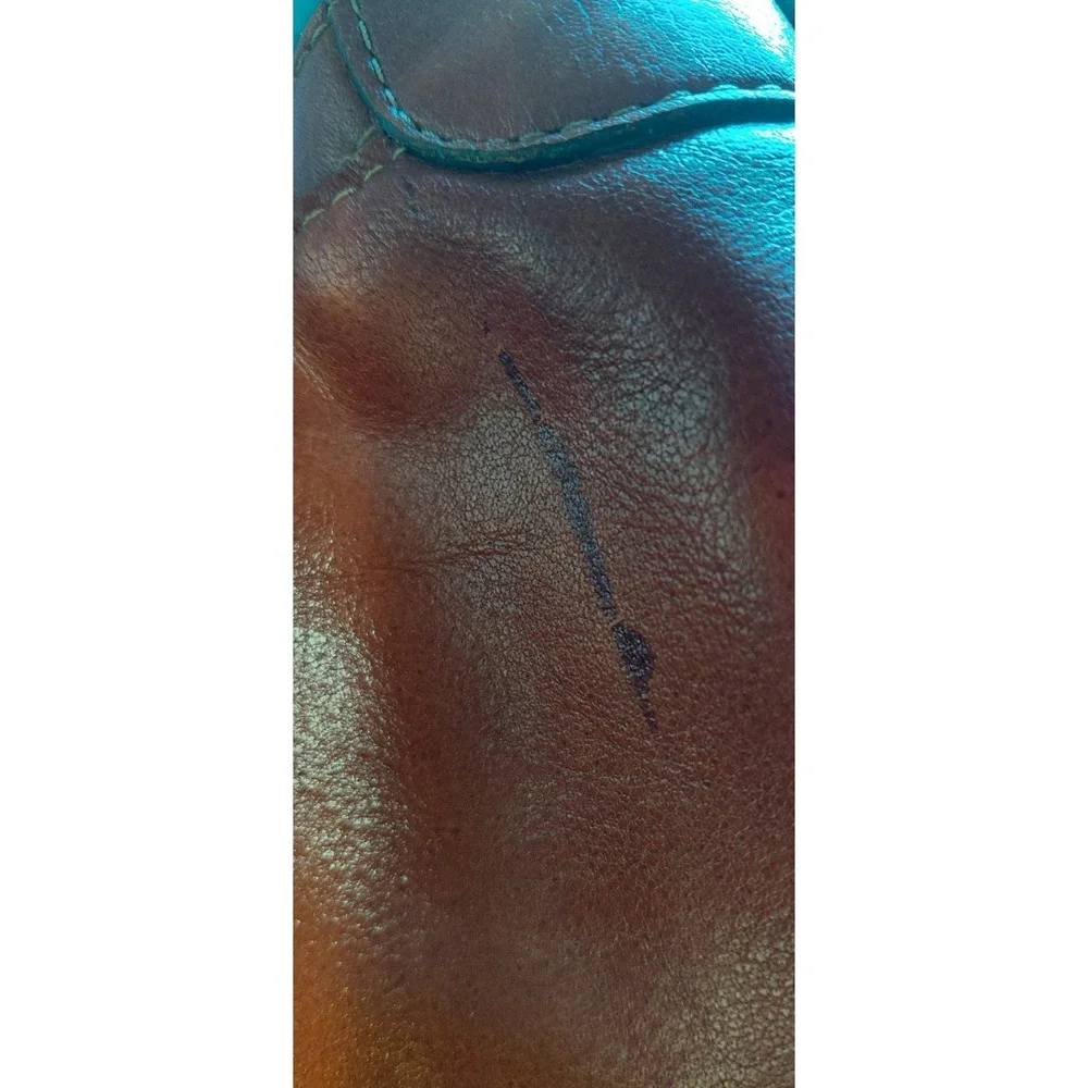 distressed heritage classic vintage executive tan leather briefcase mesenger Bag